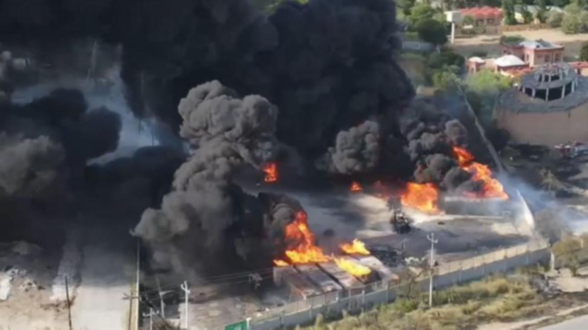 Incendio en Pesquería deja tres heridos y un desaparecido