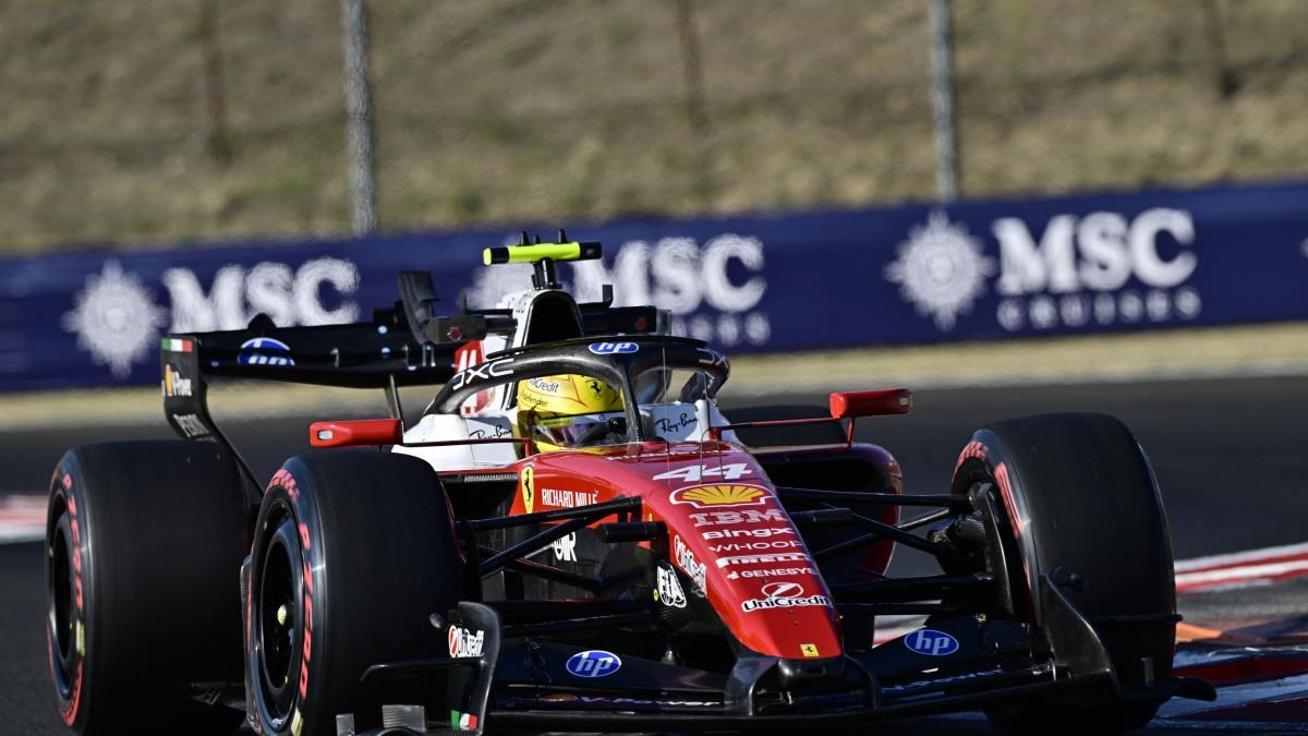 Hamilton domina FP2 en GP Hungría; Checo Pérez busca ritmo