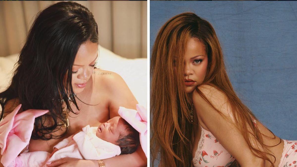 Rihanna redefine la maternidad con sensual campaña de lencería