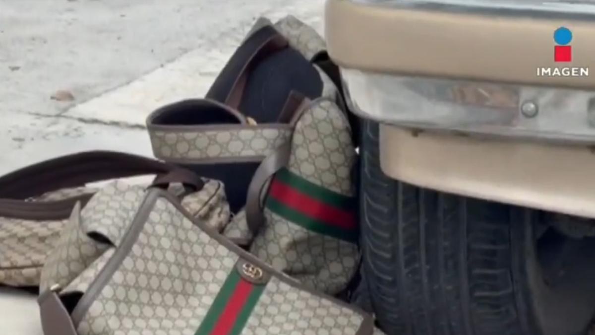 Encuentran bolsas Gucci tras robo en casa de Karely Ruiz
