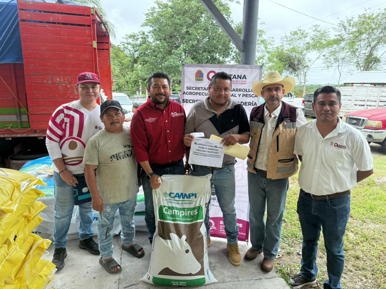SEDARPE inicia entrega de apoyos ganaderos en Quintana Roo