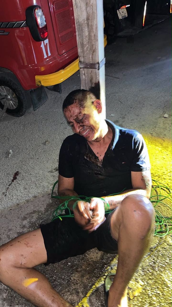 Vecinos detienen a presunto ladrón en Villas Otoch Paraíso