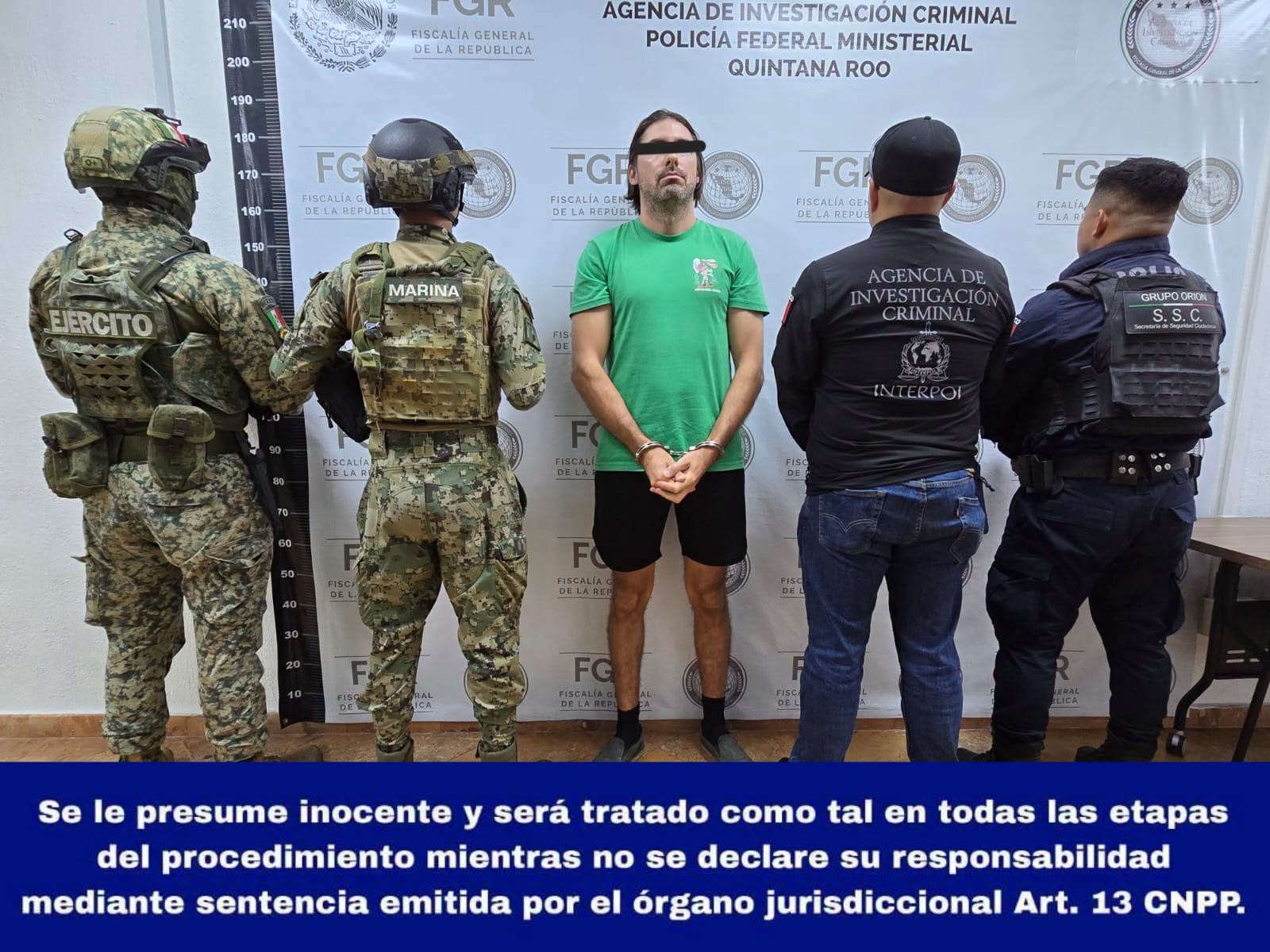 Detienen en Quintana Roo a prófugo canadiense