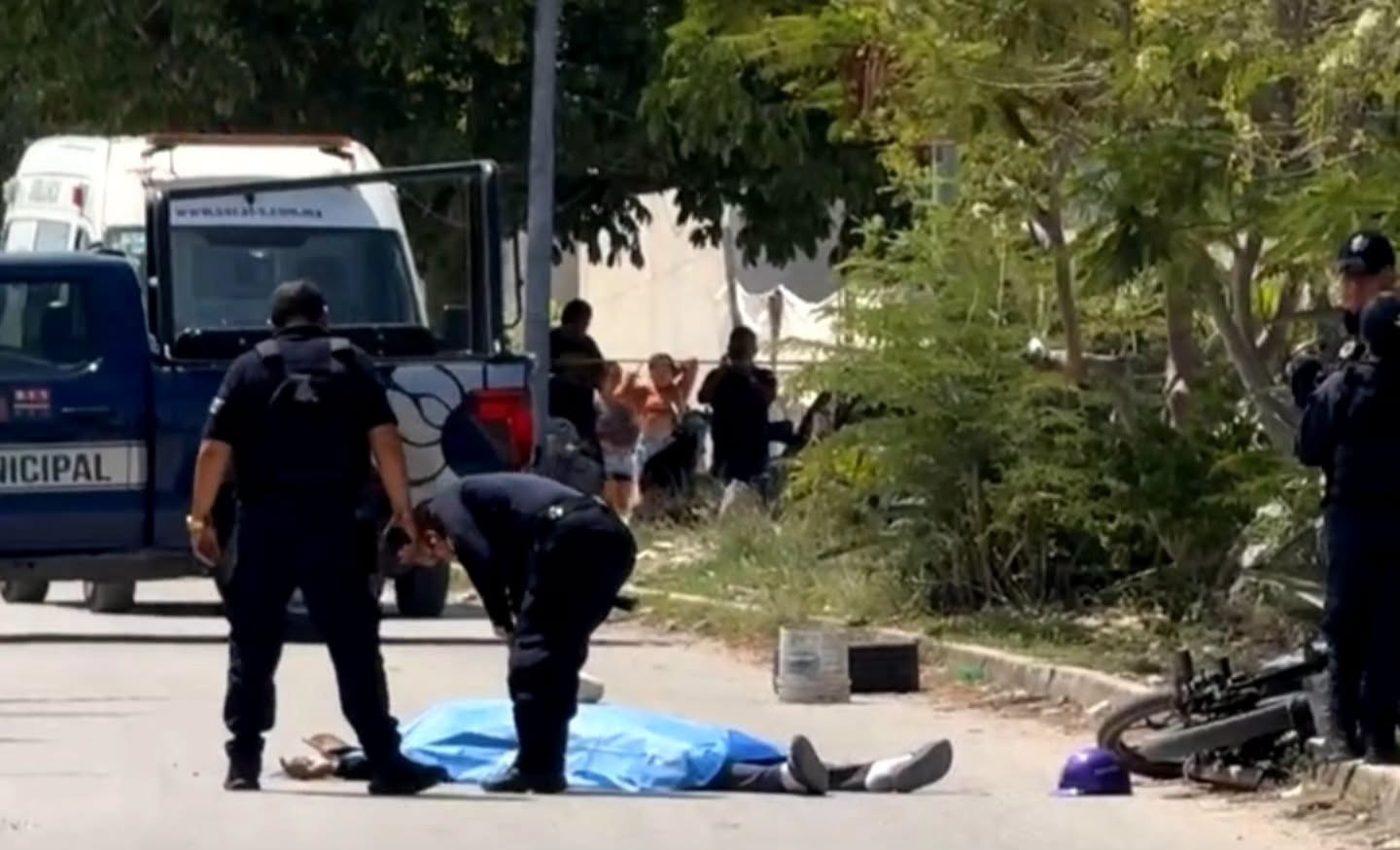 Ejecutan a motociclista en la Región 247 de Cancún