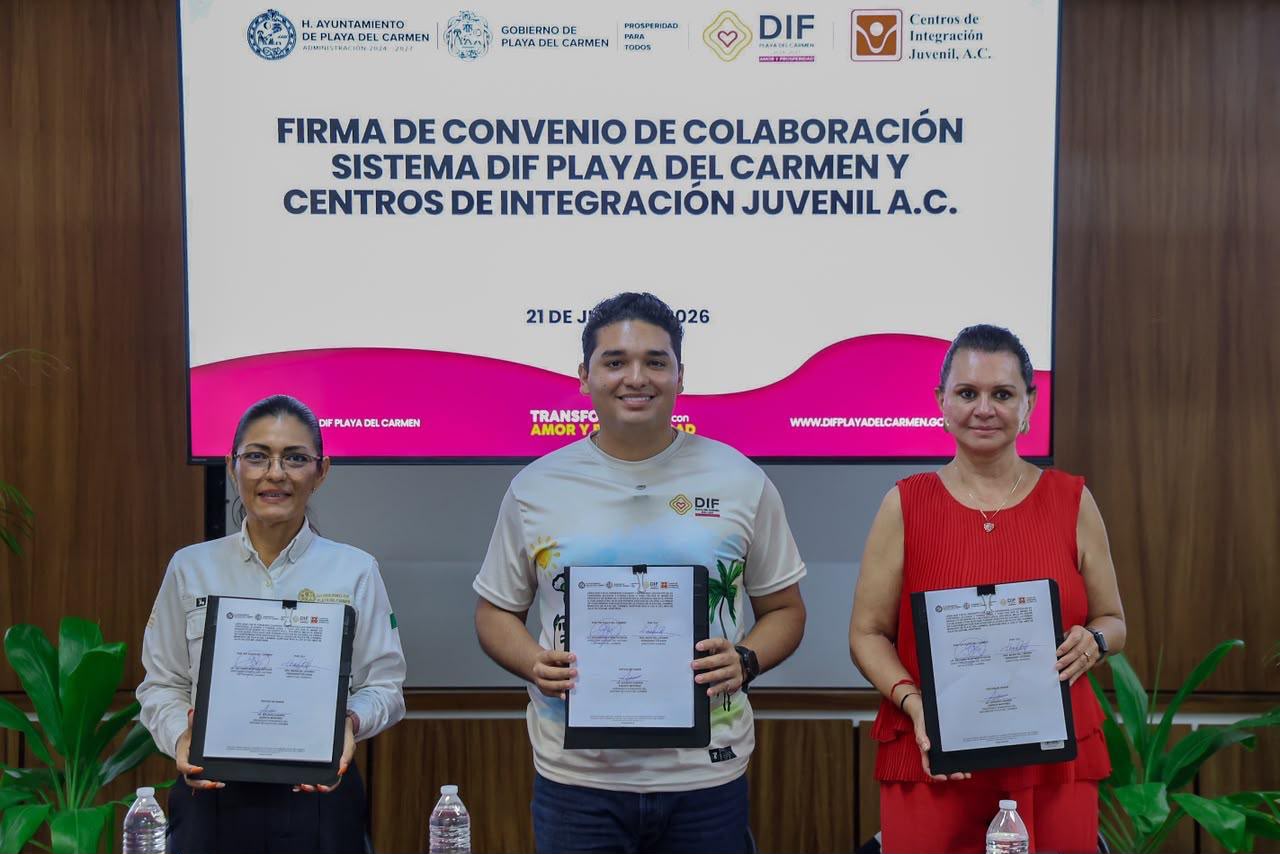 DIF Playa y CIJ fortalecen prevención de adicciones