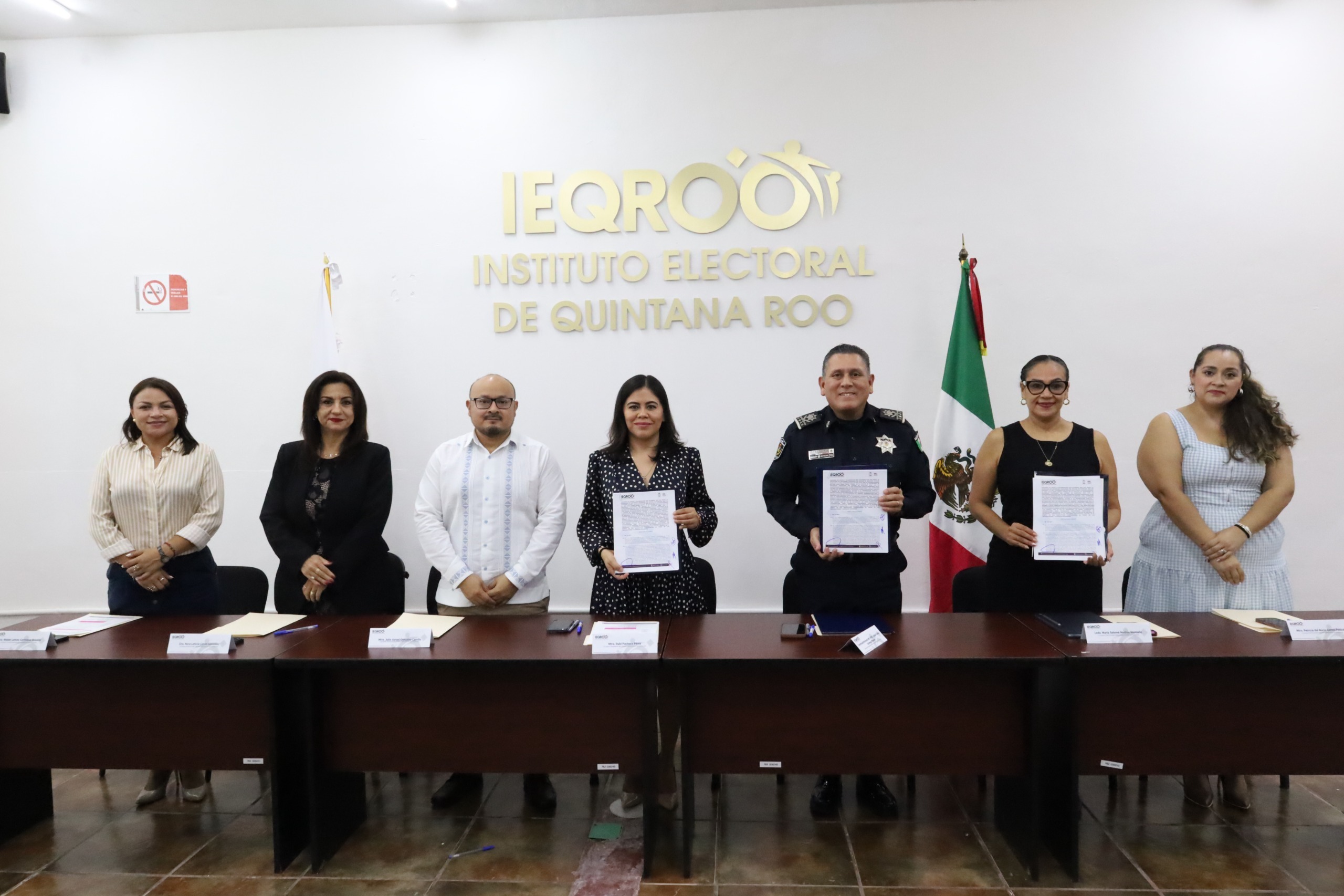 IEQROO y SSC firman convenio para seguridad electoral 2027