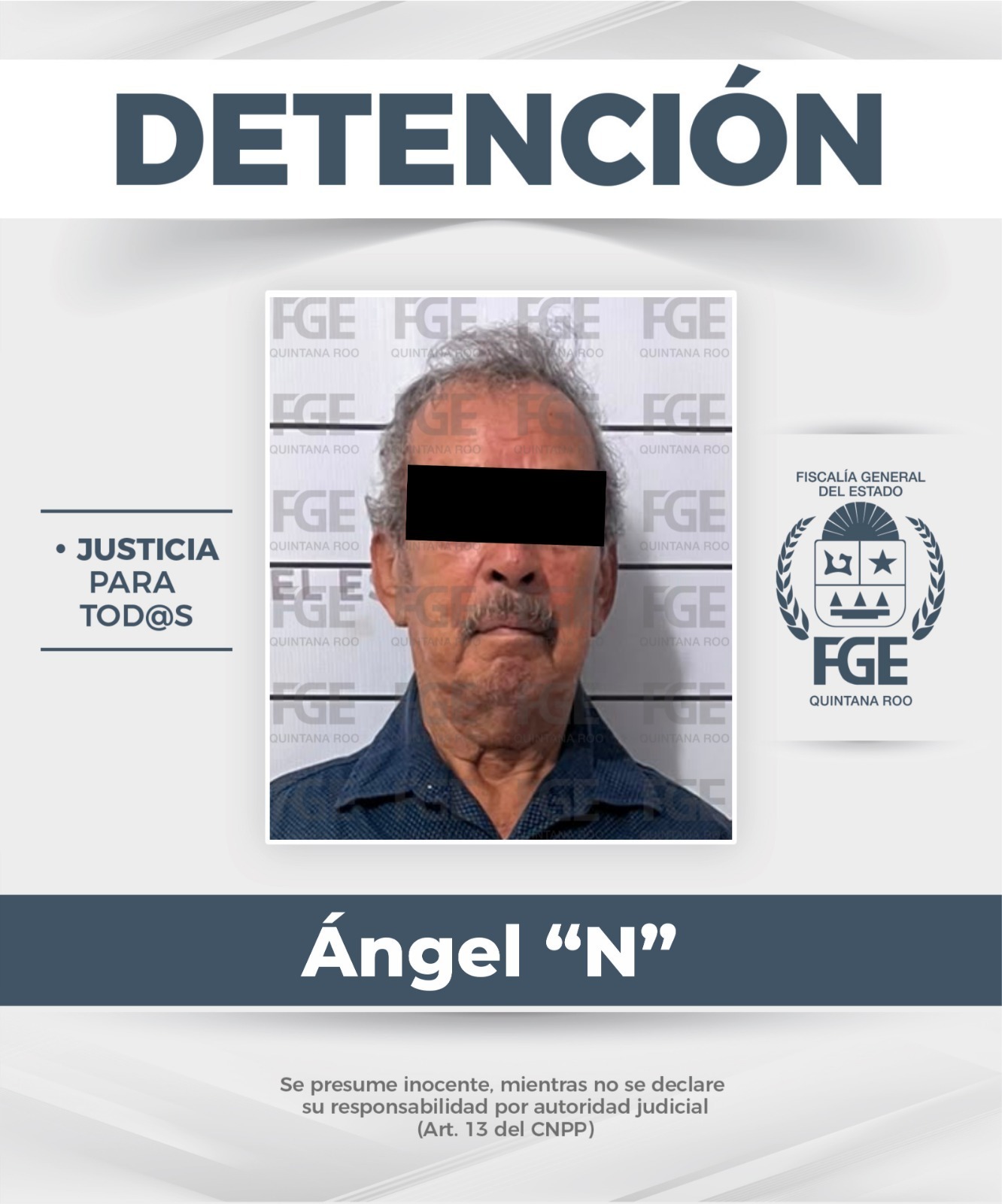 FGE Quintana Roo detiene a sujeto por maltrato animal en Othón P. Blanco
