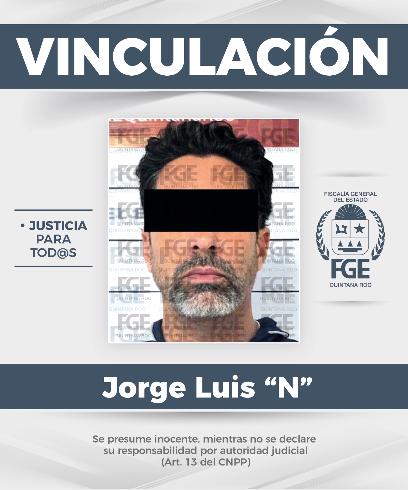 Fiscalía vincula a proceso a Jorge Luis “N” por extorsión