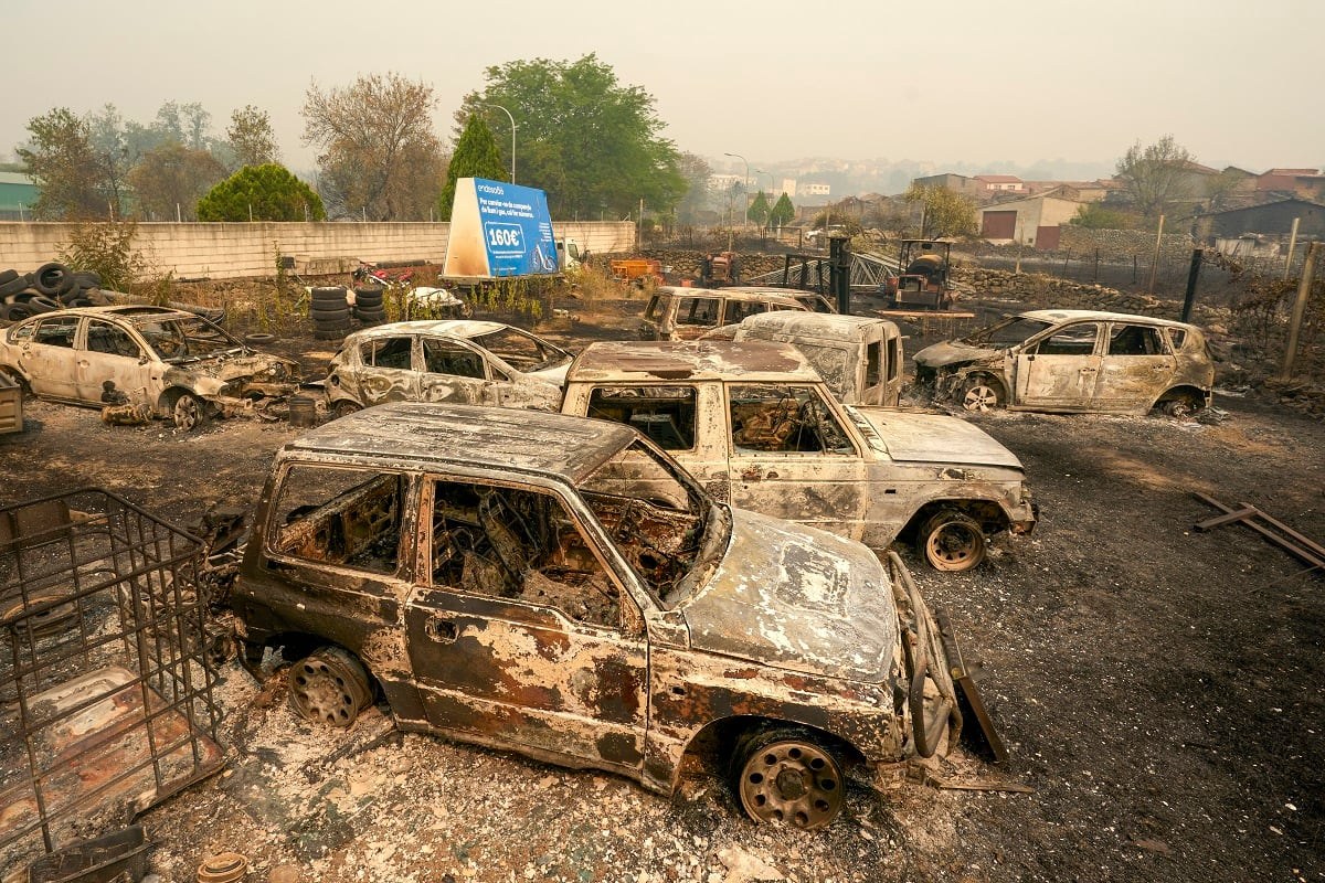 Ola de calor dificulta control de incendios en España