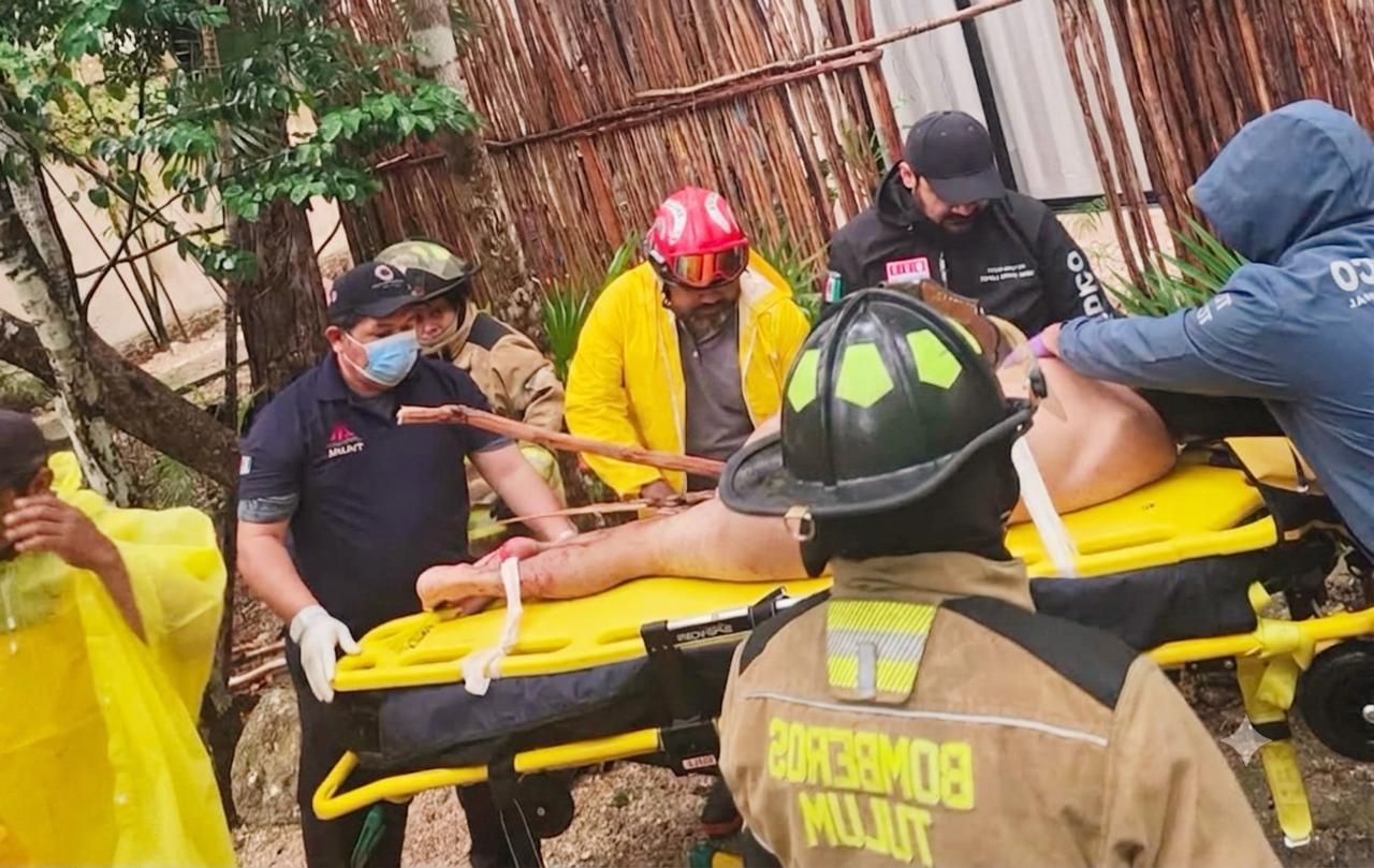 Hombre muere tras caer de tercer piso en Tulum