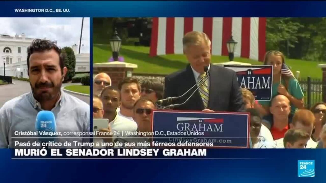 Muere el senador republicano Lindsey Graham a los 71 años
