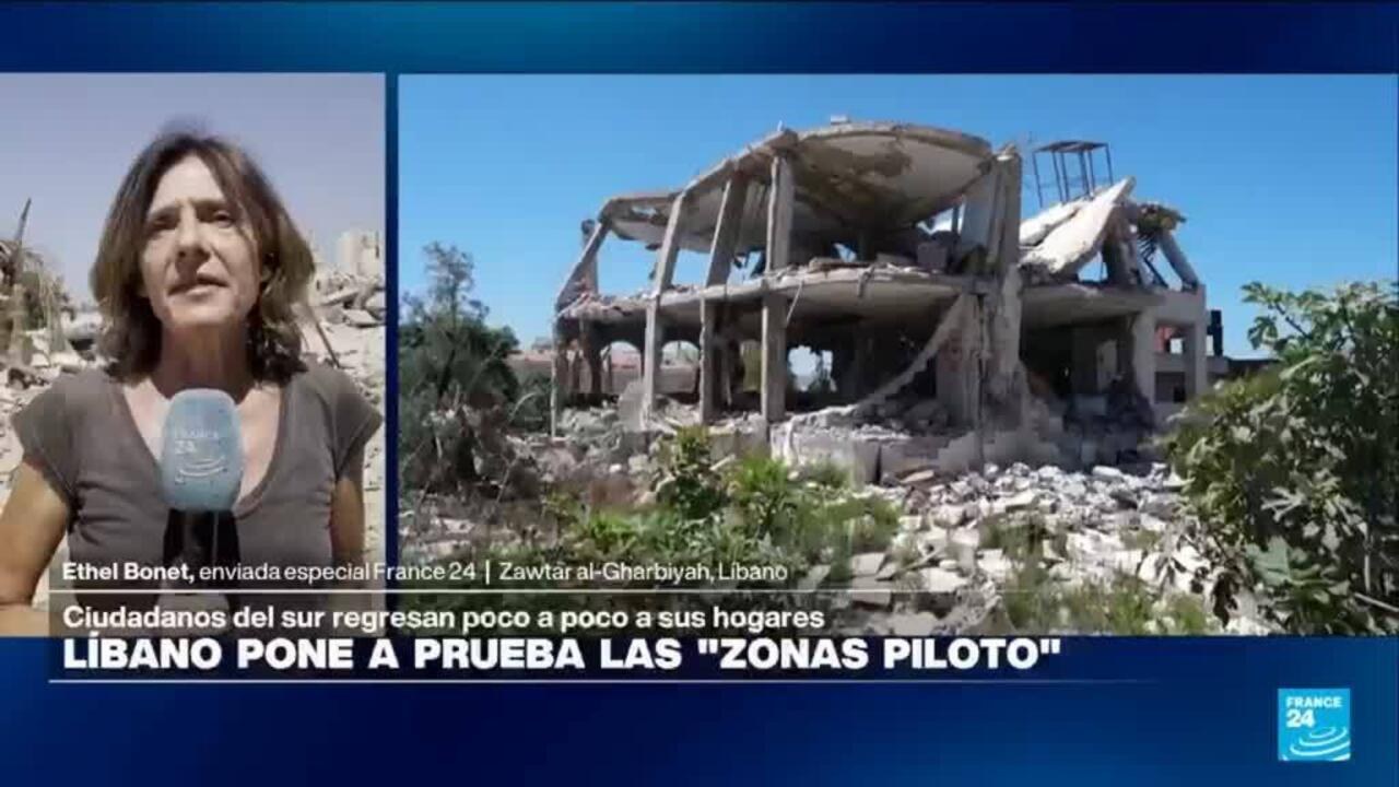 Líbano prueba regreso a hogares en zonas piloto tras crisis