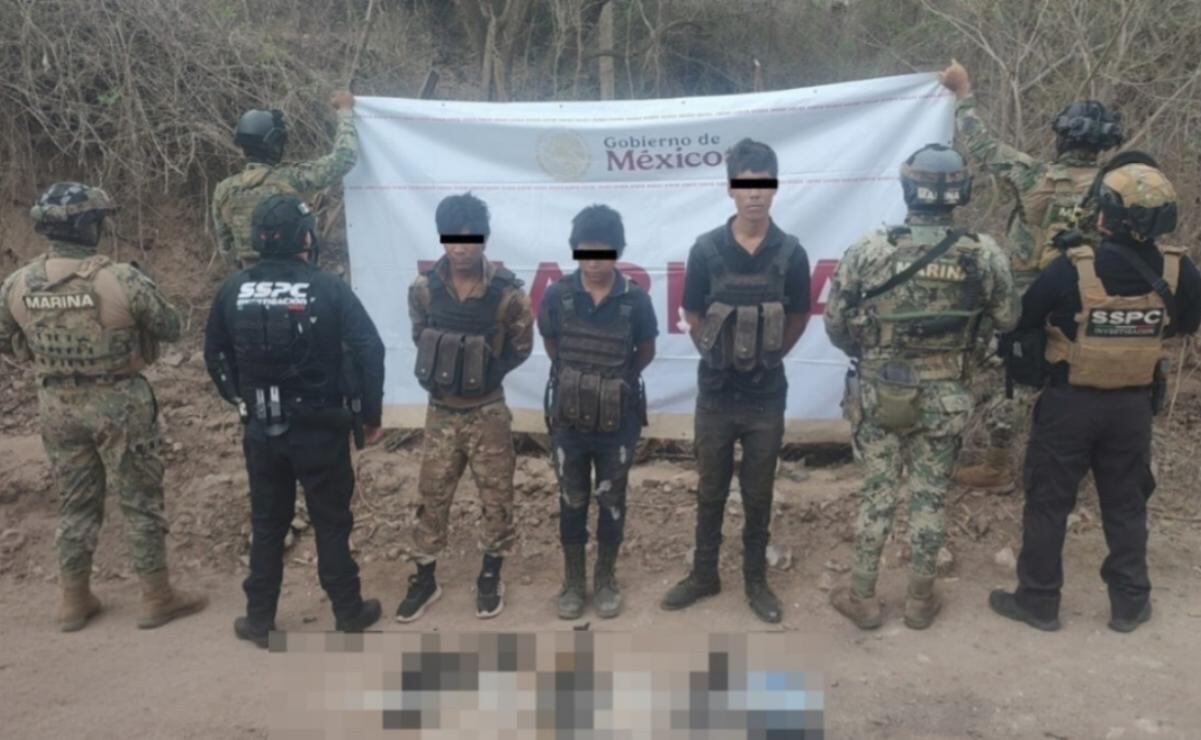 Detienen a tres integrantes de Los Chapitos en Sinaloa
