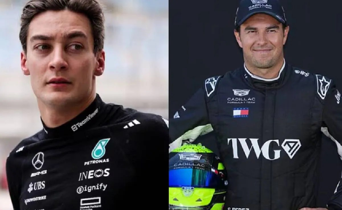 Checo Pérez y George Russell querían asistir a México vs Inglaterra