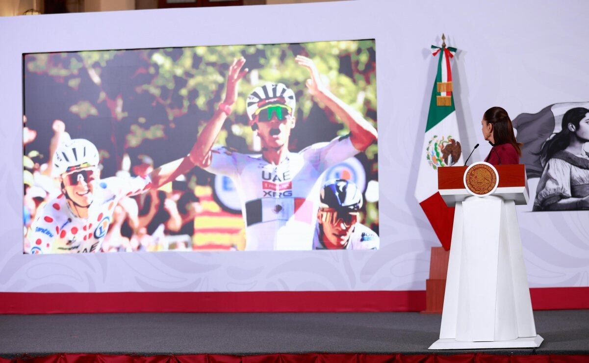 Sheinbaum reconoce a Rommel Pacheco por medallas en Centroamericanos