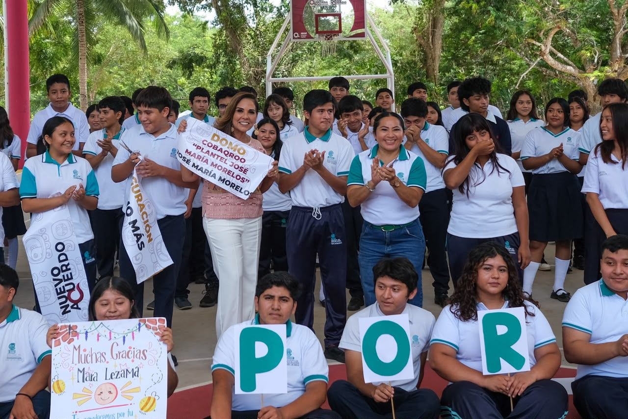 Nuevo domo beneficia a estudiantes en José María Morelos