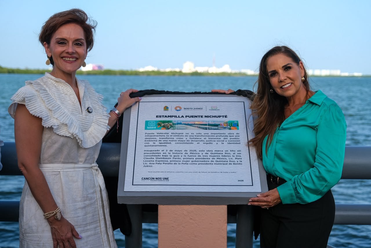 Estampilla con Puente Nichupté difunde imagen de Cancún