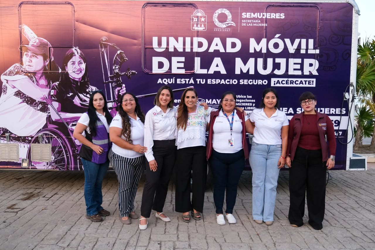 Quintana Roo lanza unidad móvil para atención a mujeres