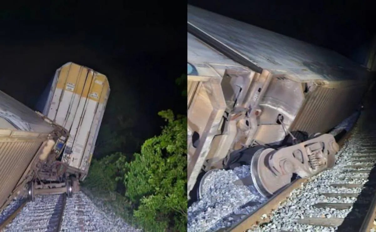 Descarrila tren Interoceánico en Oaxaca sin lesionados
