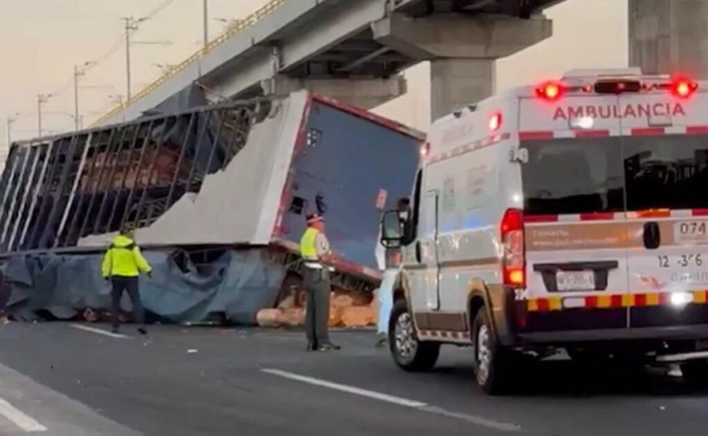 Accidente provoca cierre parcial en México-Puebla