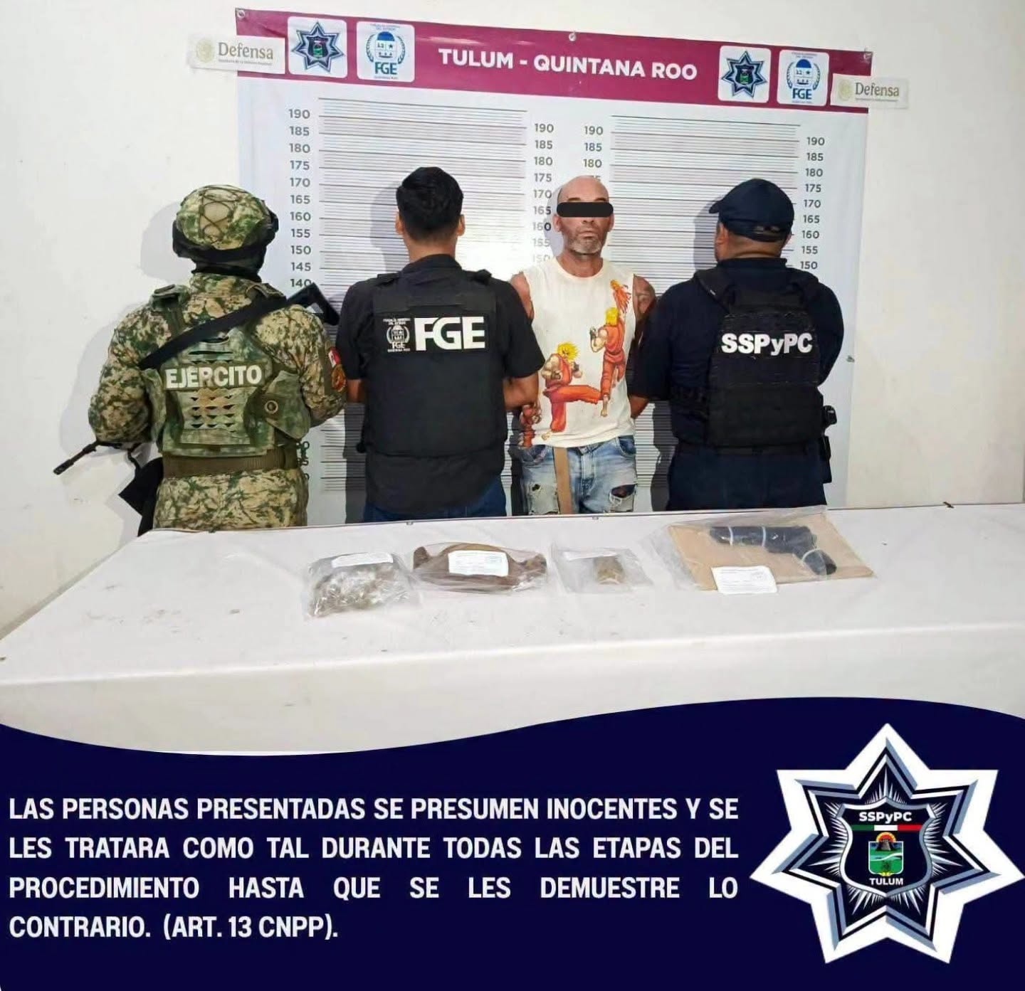 Detienen a argentino con droga y pistola falsa en Tulum