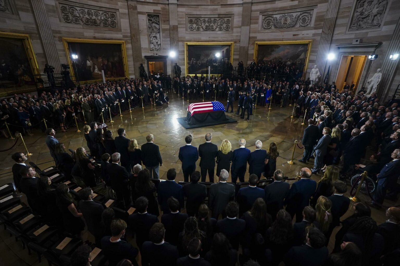 Trump, Netanyahu y Zelenski asisten funeral de Lindsey Graham