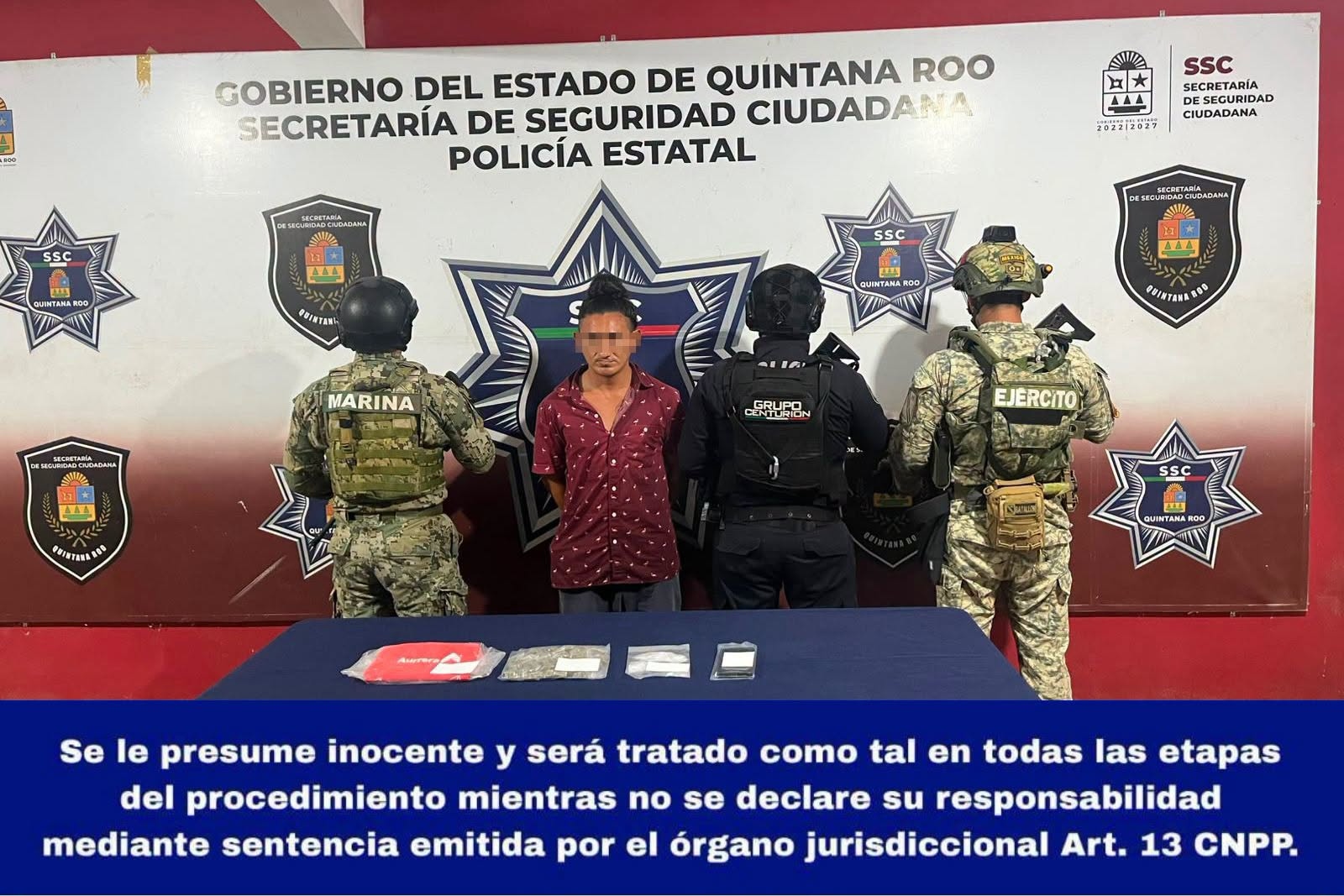 Detienen a presunto narcomenudista en Holbox, Quintana Roo