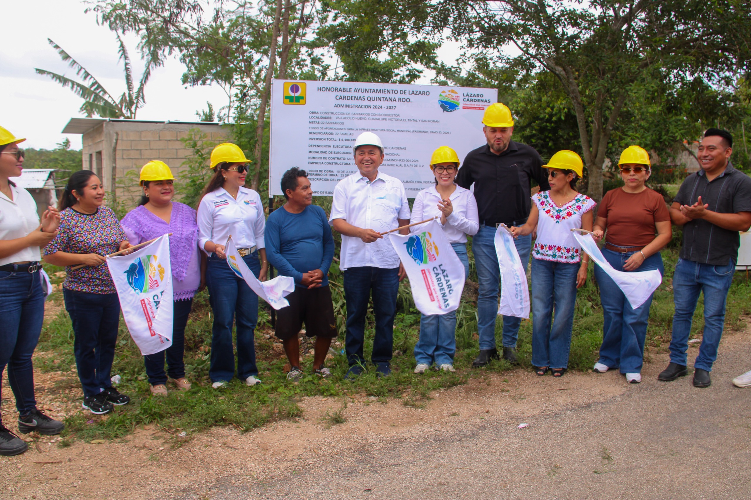 Lázaro Cárdenas invierte 5 mdp en sanitarios con biodigestores
