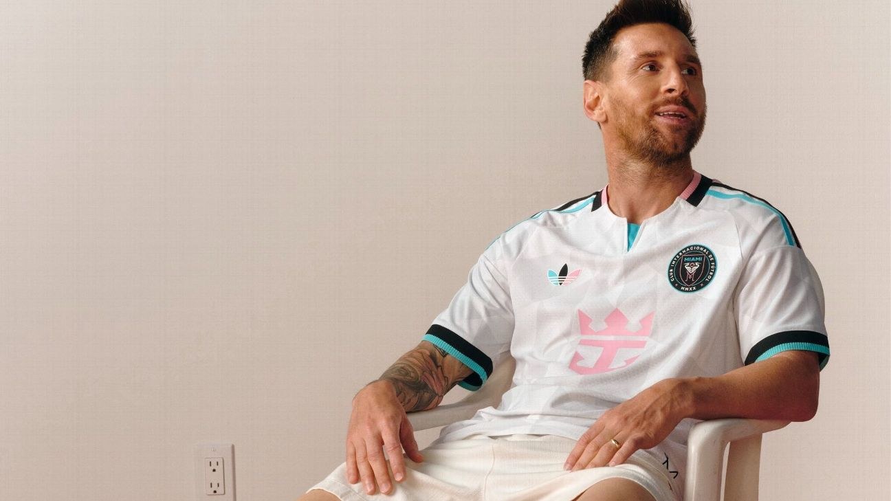 Inter Miami presenta uniforme blanco inspirado en Nu Stadium