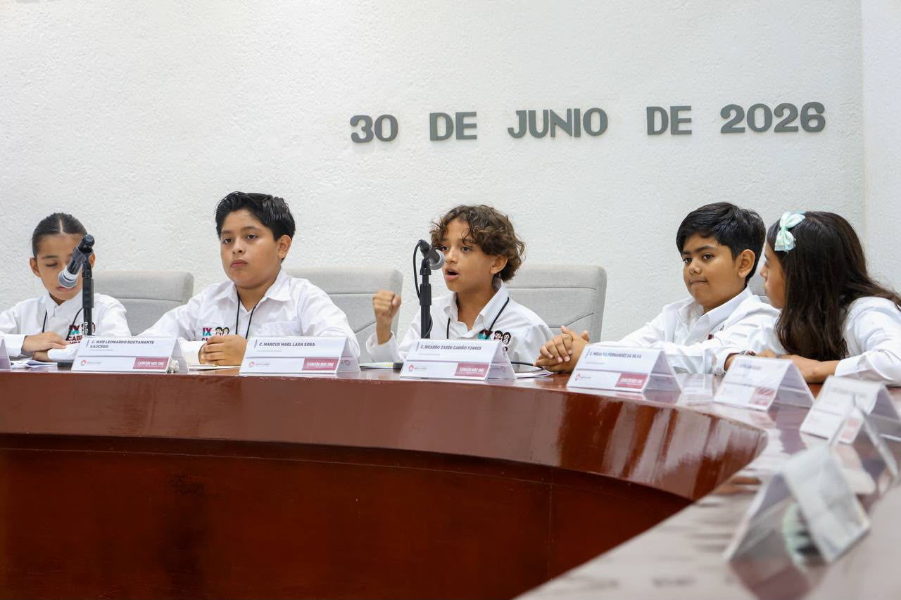 Benito Juárez celebra IX Cabildo Infantil por un Día
