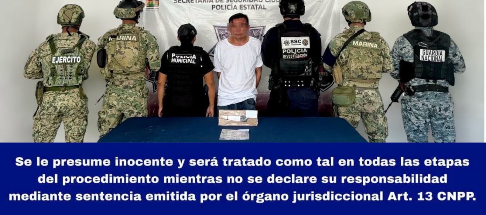 Detienen a presunto ladrón en Cozumel tras robo en tienda