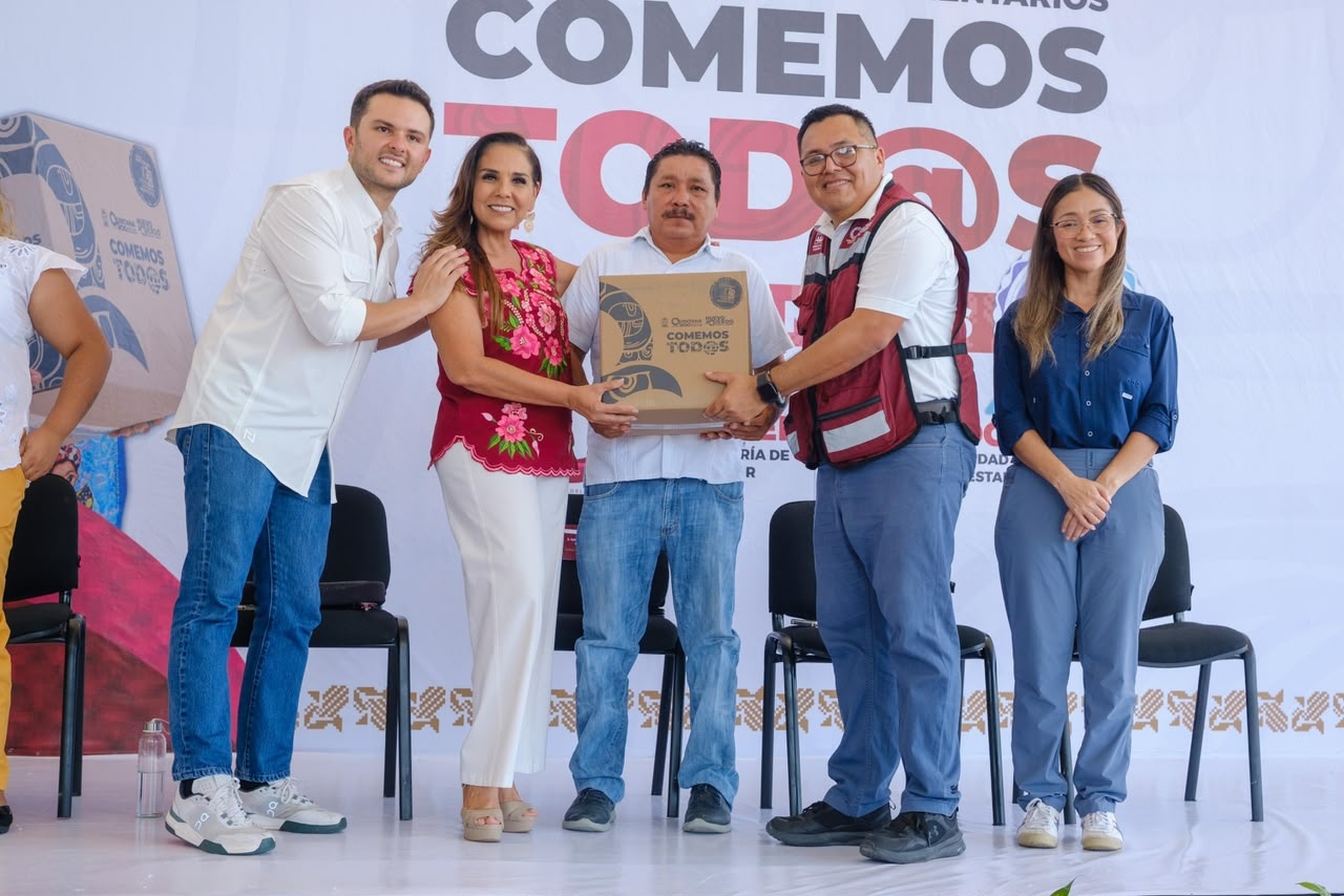 Quintana Roo entrega 5,300 apoyos alimentarios en 2026