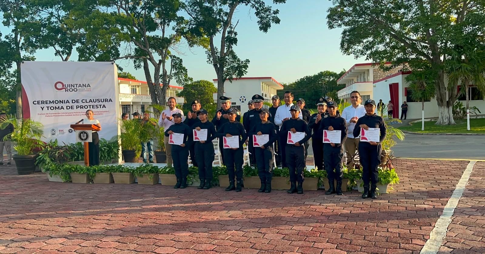 SSC Quintana Roo gradúa nuevos policías y fortalece formación