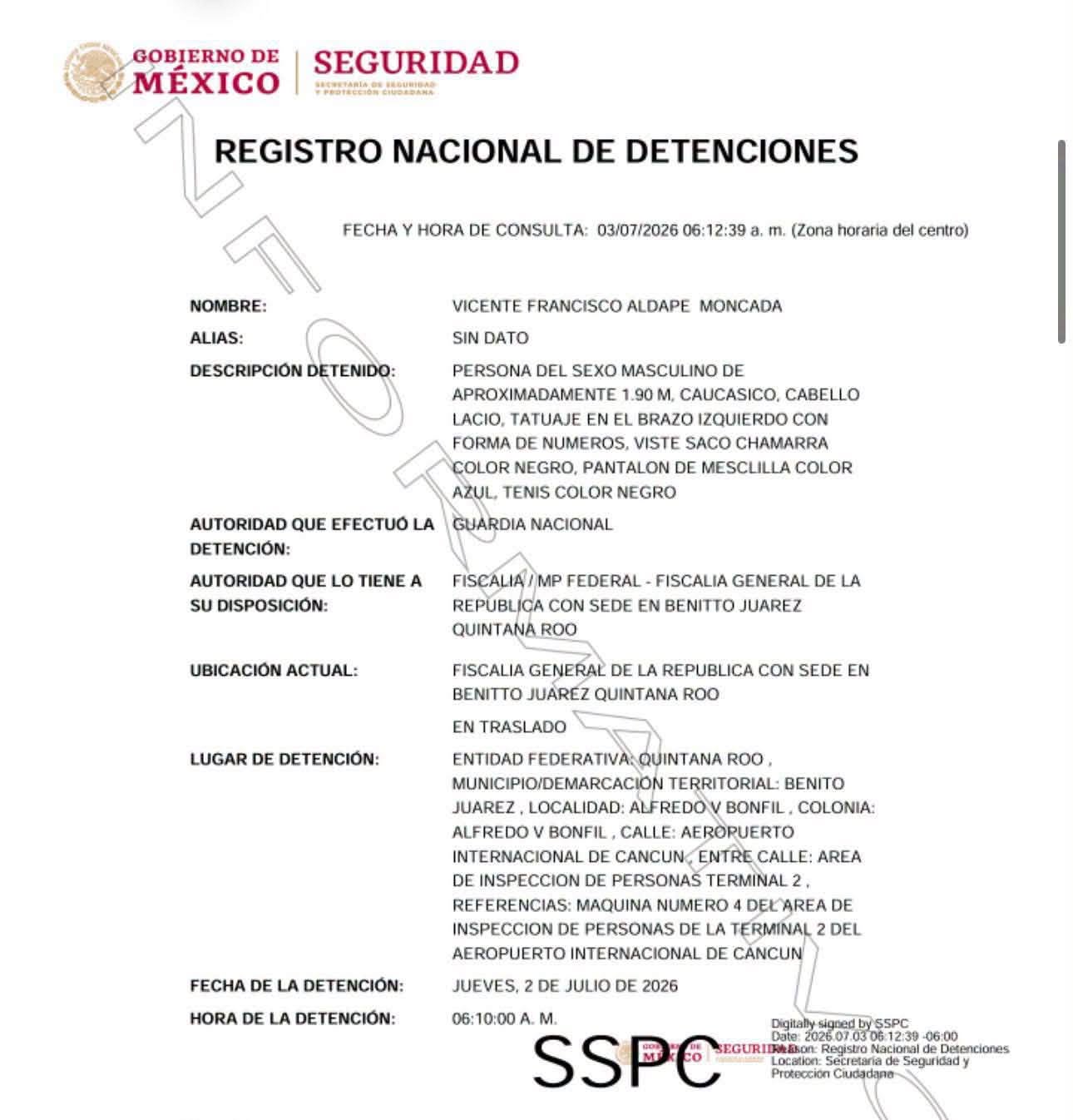 Detienen a tesorero de Tulum en aeropuerto de Cancún