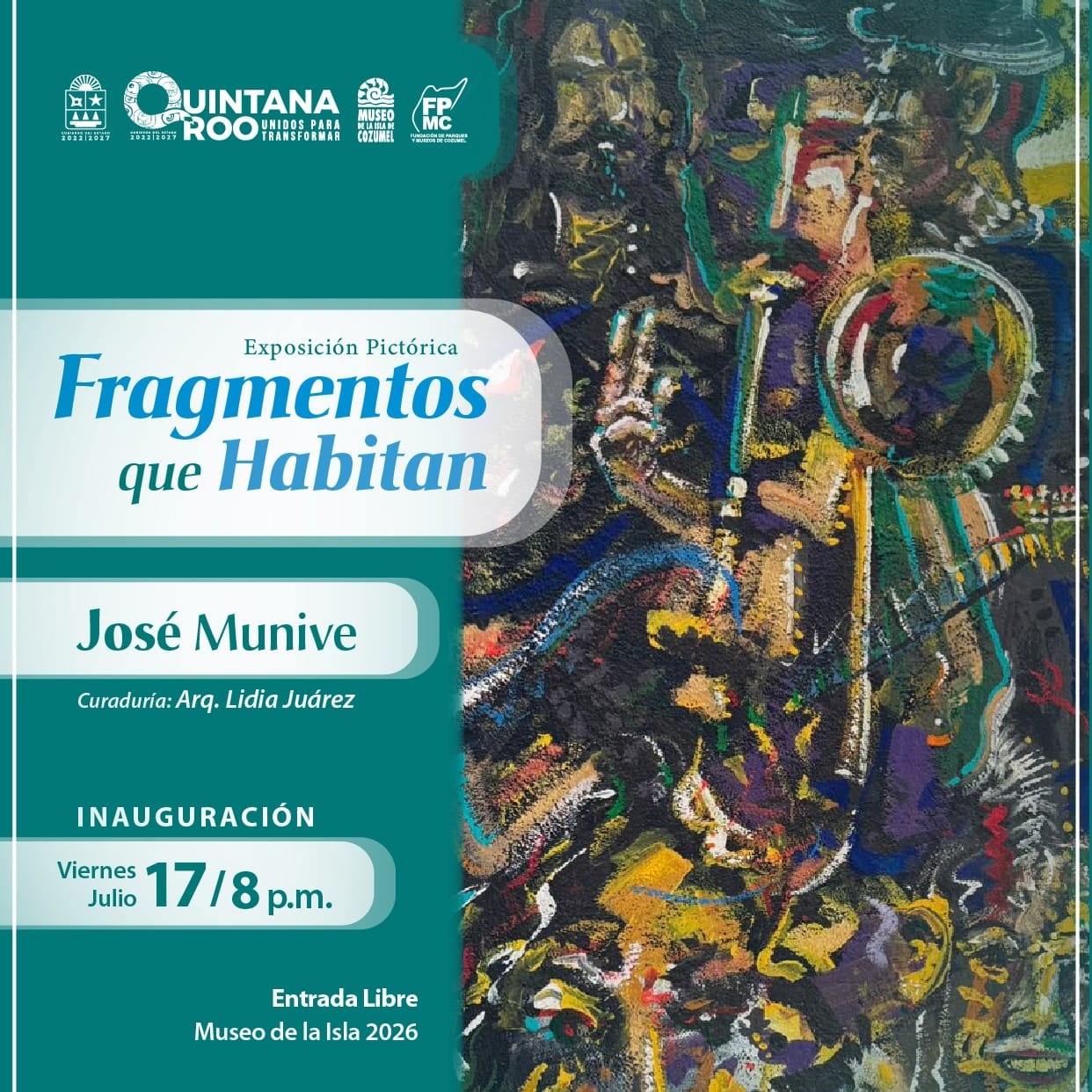 Inauguran exposición Fragmentos que Habitan en Cozumel