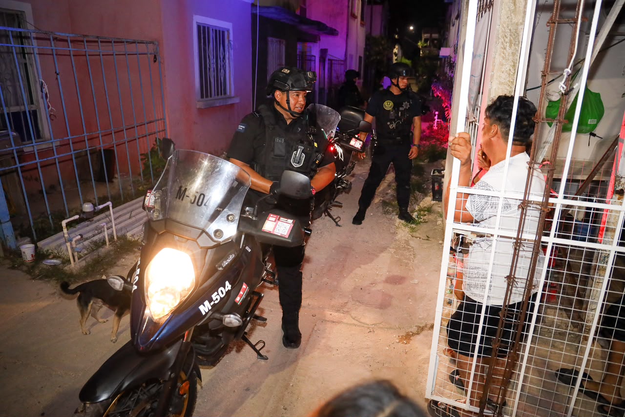 Policía Cancún fortalece proximidad en SM 259