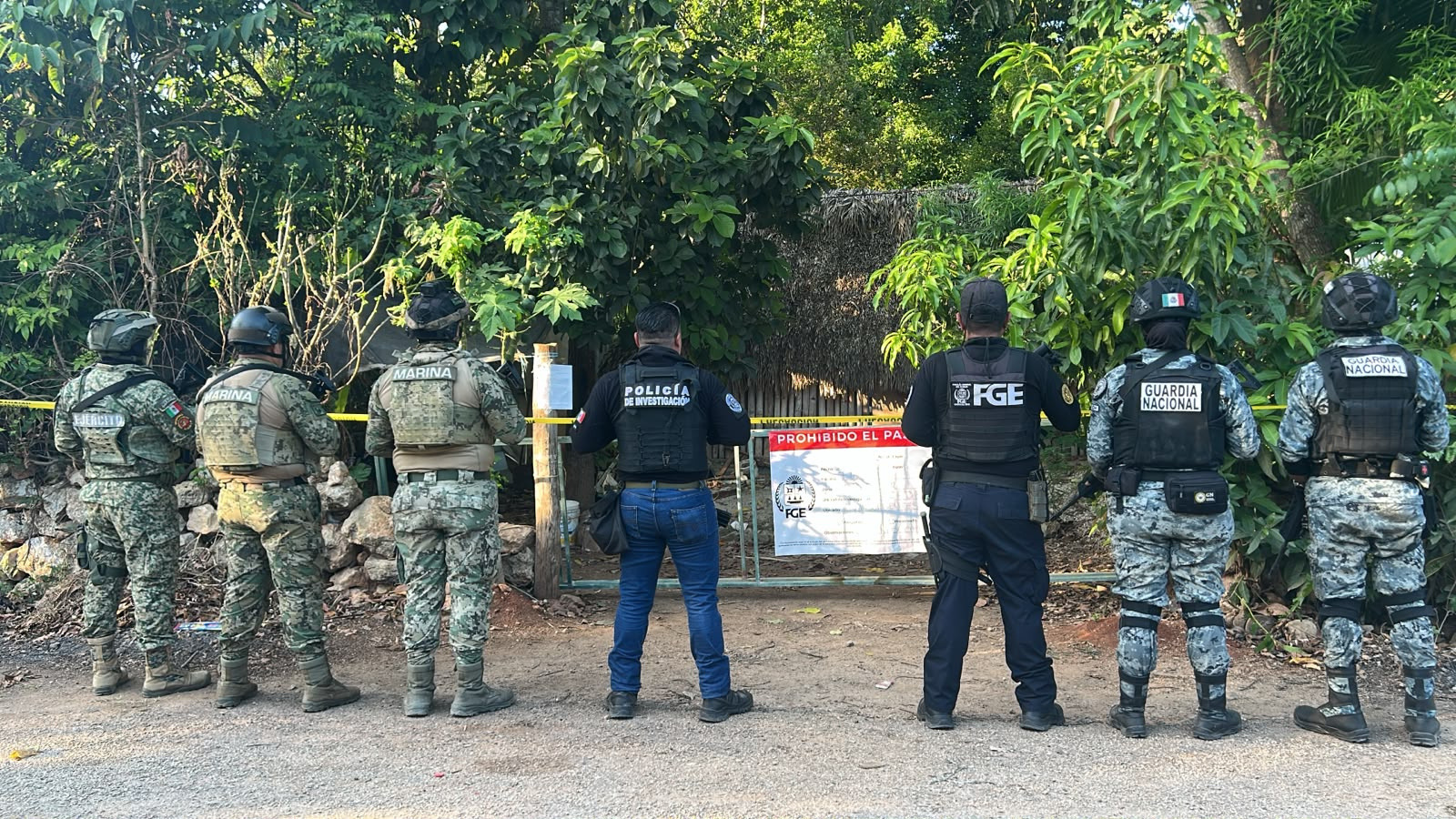 Catean seis inmuebles por narcomenudeo en José María Morelos