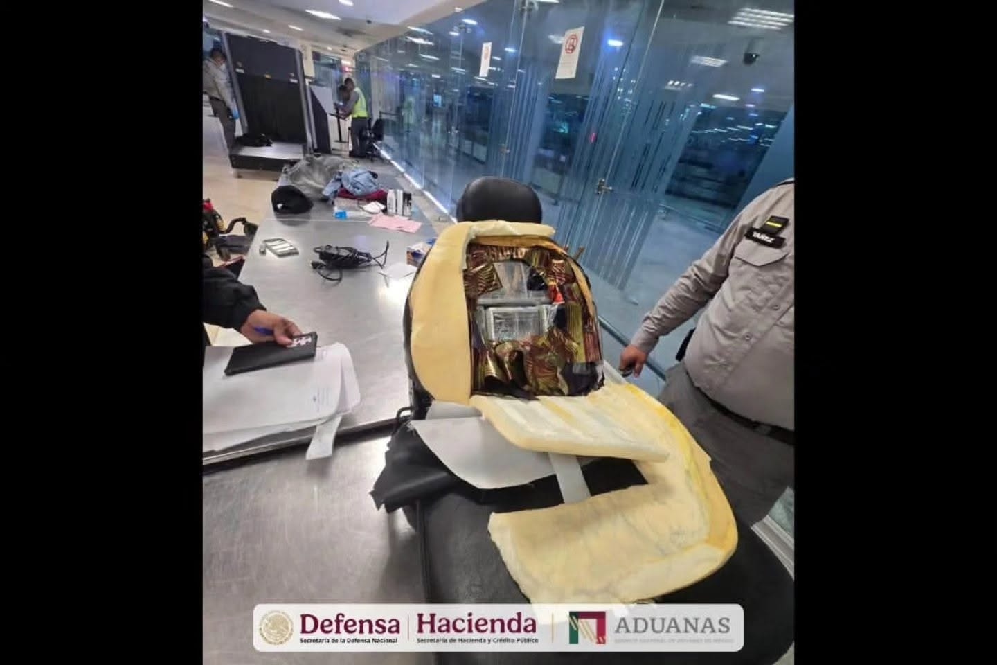 Detienen a colombiano con cocaína en silla de ruedas en Cancún