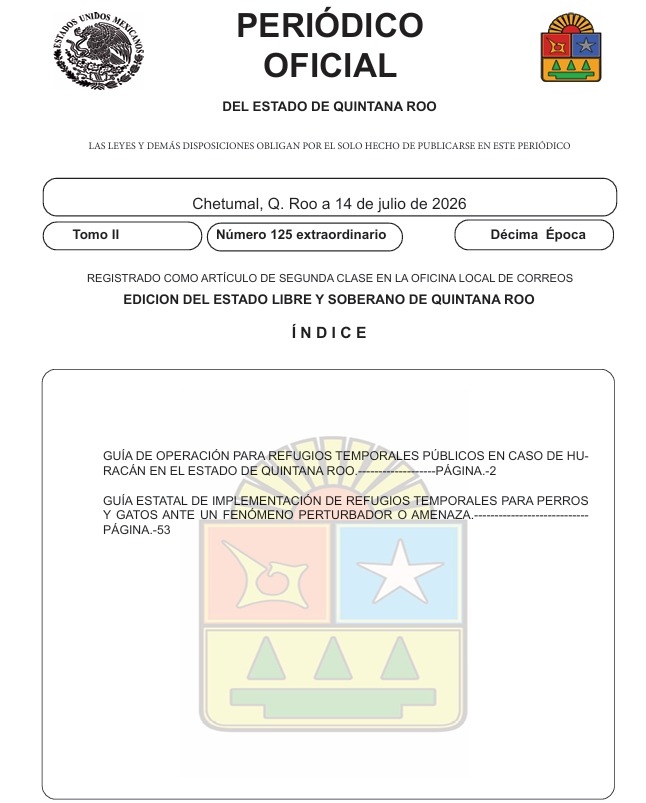 Quintana Roo publica guía para refugios de perros y gatos