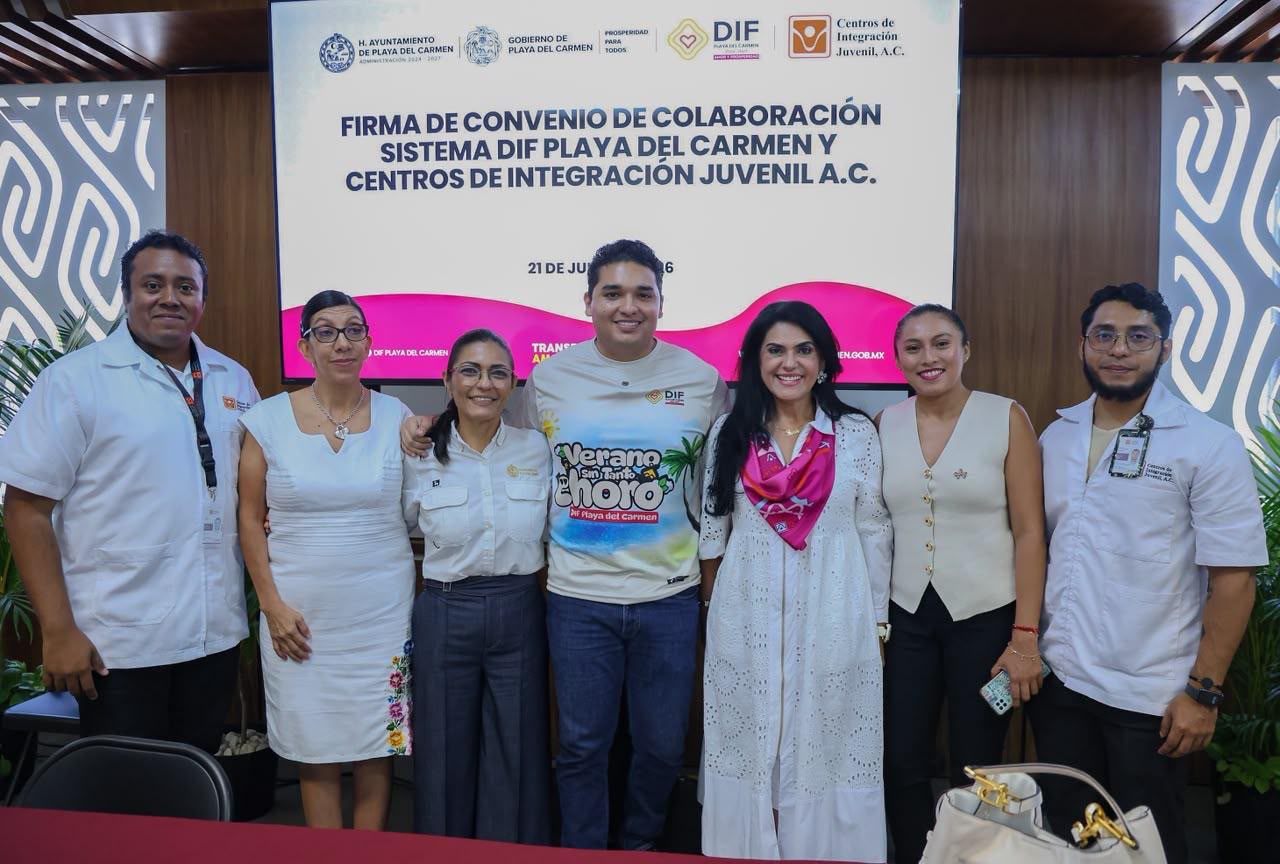 DIF Playa y CIJ fortalecen prevención de adicciones