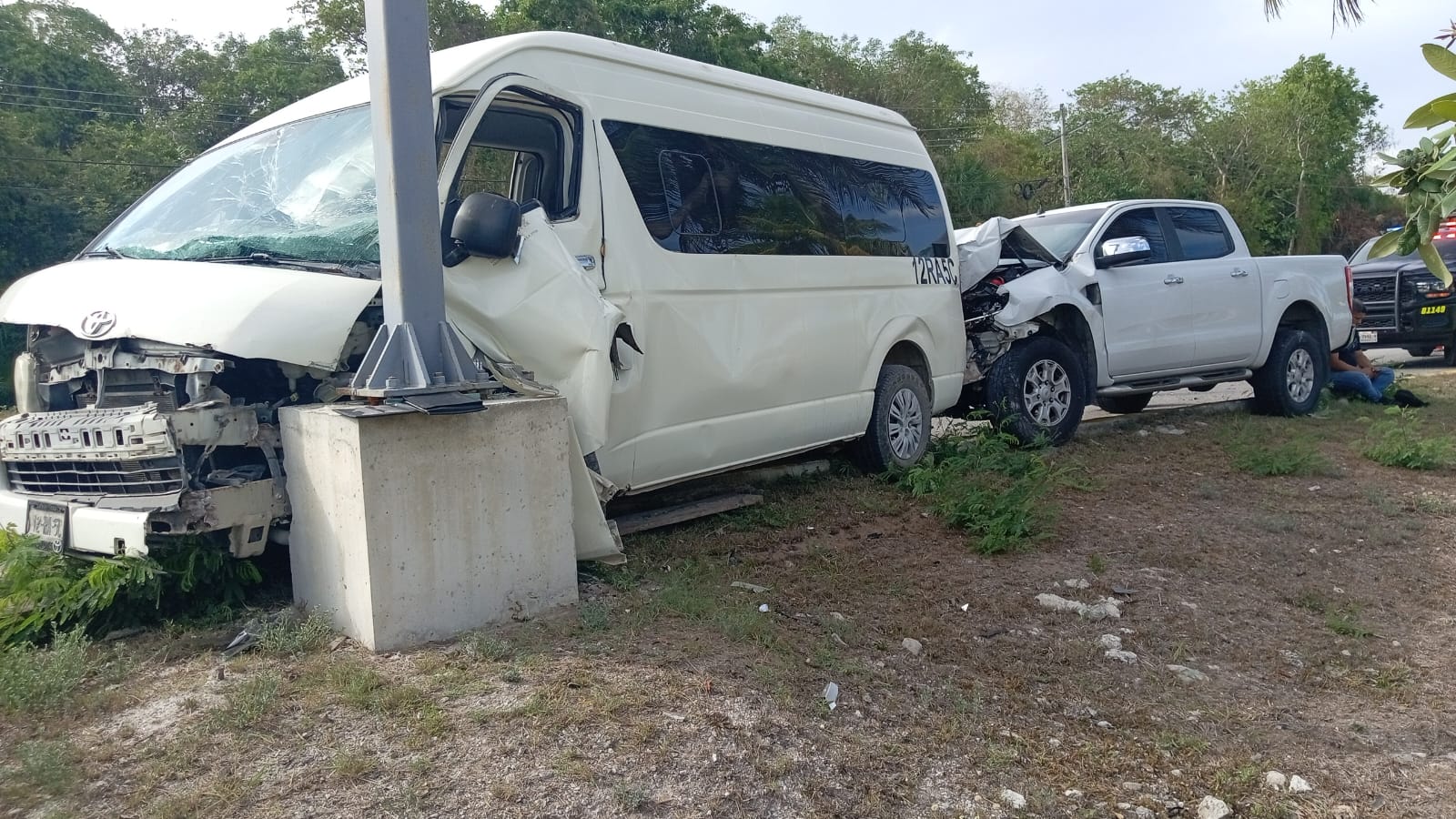 Choque deja dos turistas ingleses heridos en carretera 307