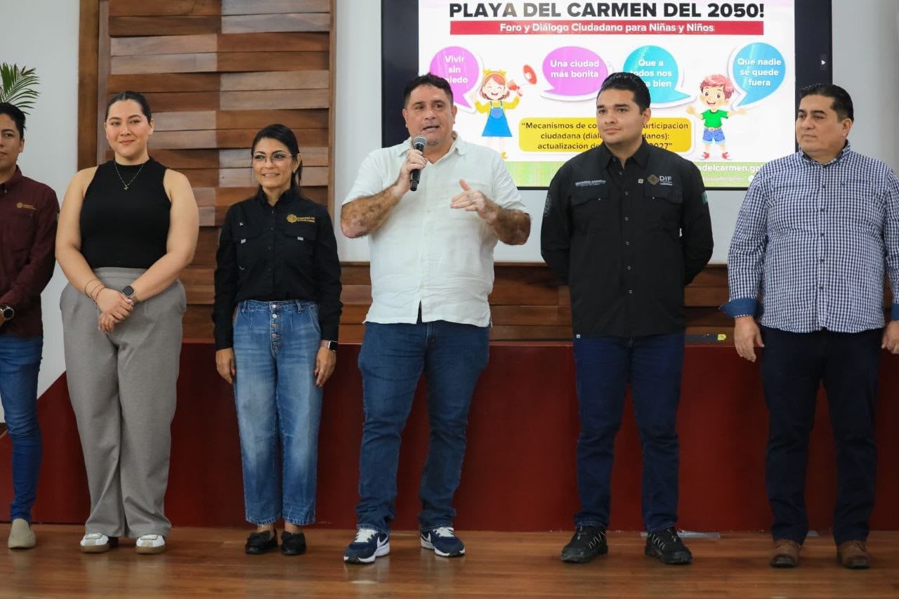 Playa del Carmen incluye voz infantil en Plan Municipal