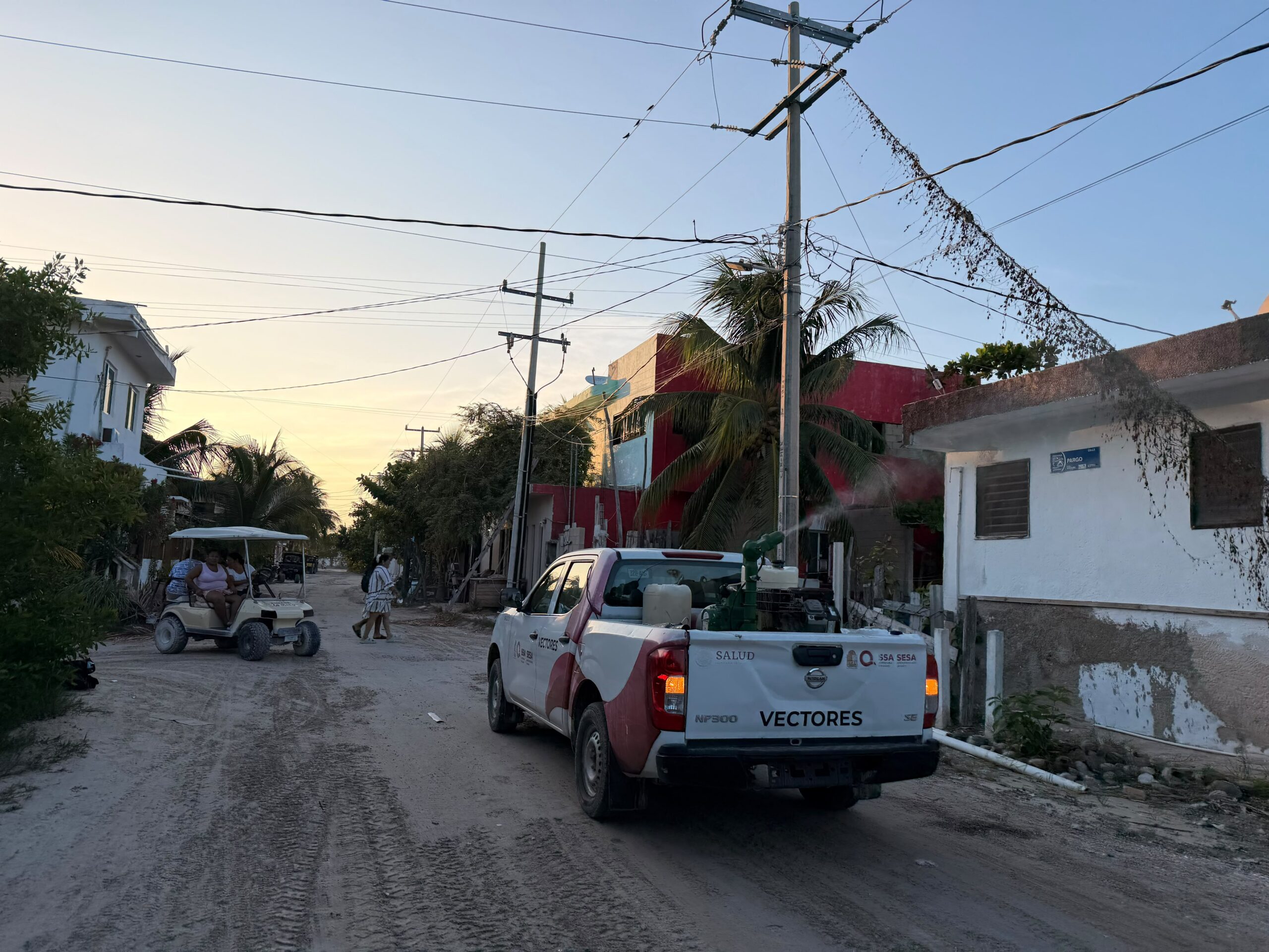 Lázaro Cárdenas inicia fumigación en Holbox contra dengue