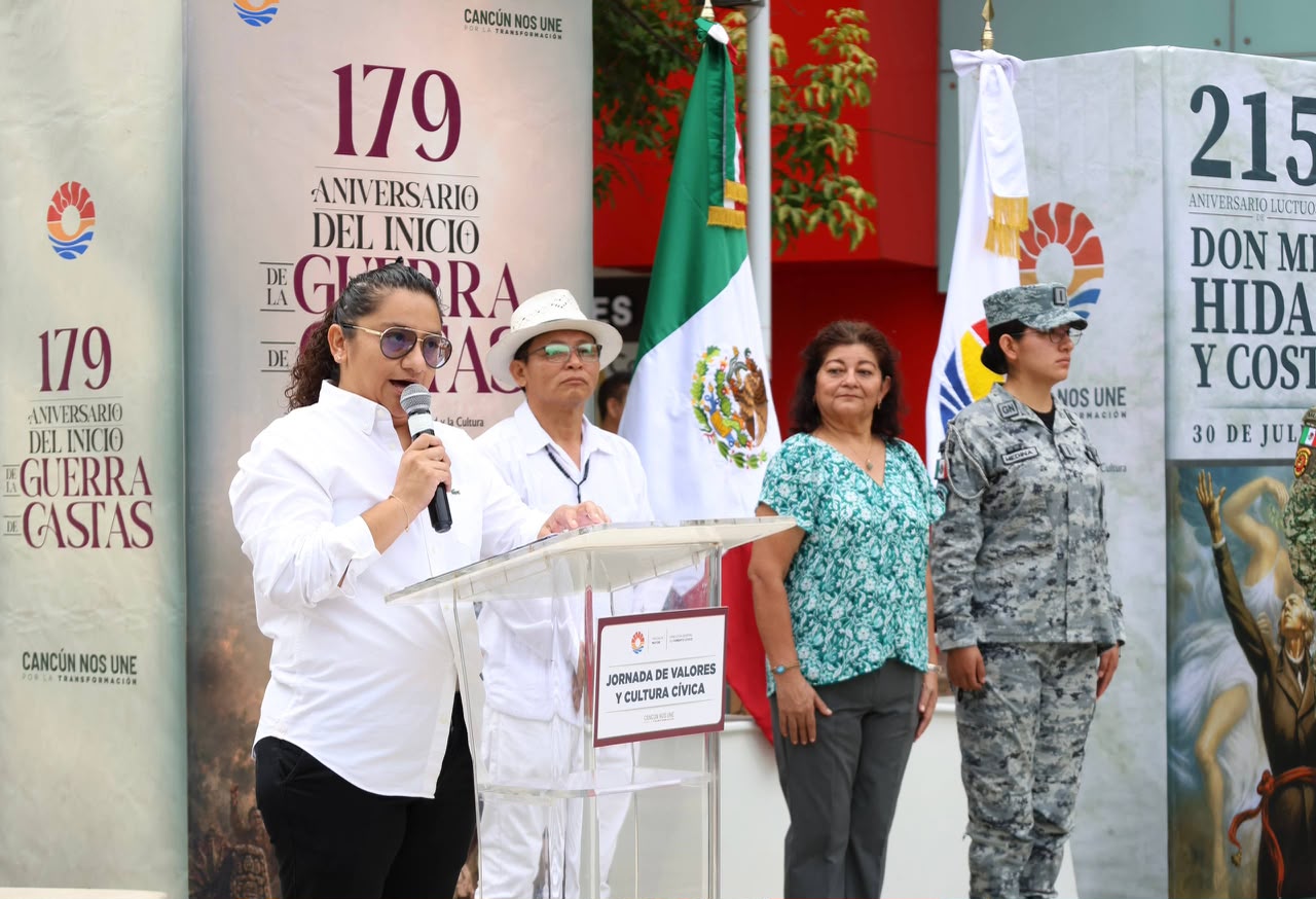 Benito Juárez conmemora aniversario de Guerra de Castas