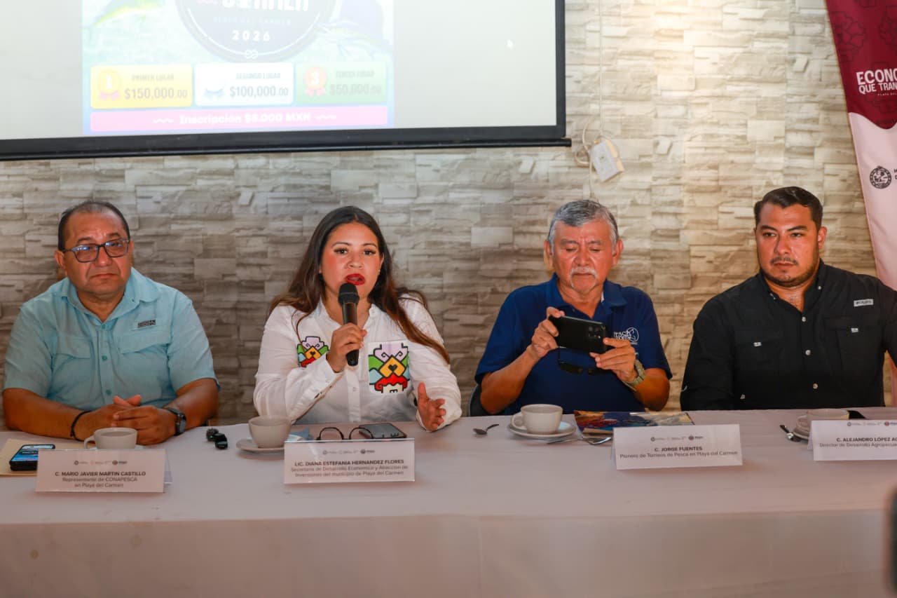 Playa del Carmen anuncia torneo de pesca Nuestra Señora del Carmen