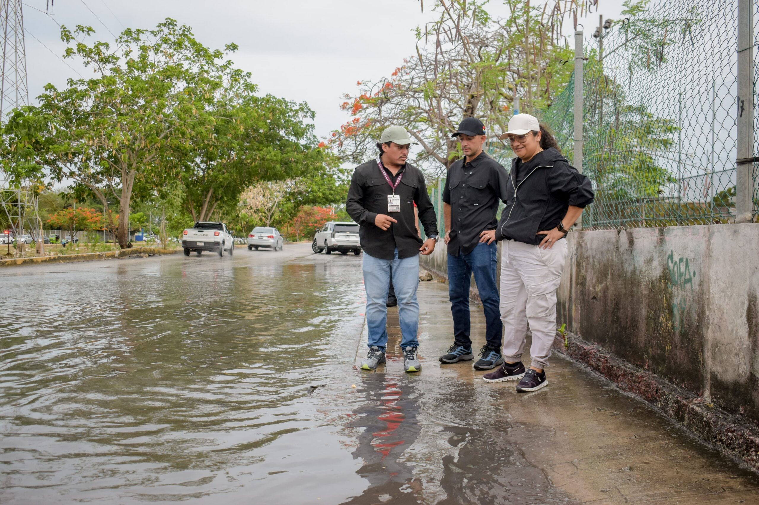 Supervisan operativo tras lluvias en Cancún con saldo favorable