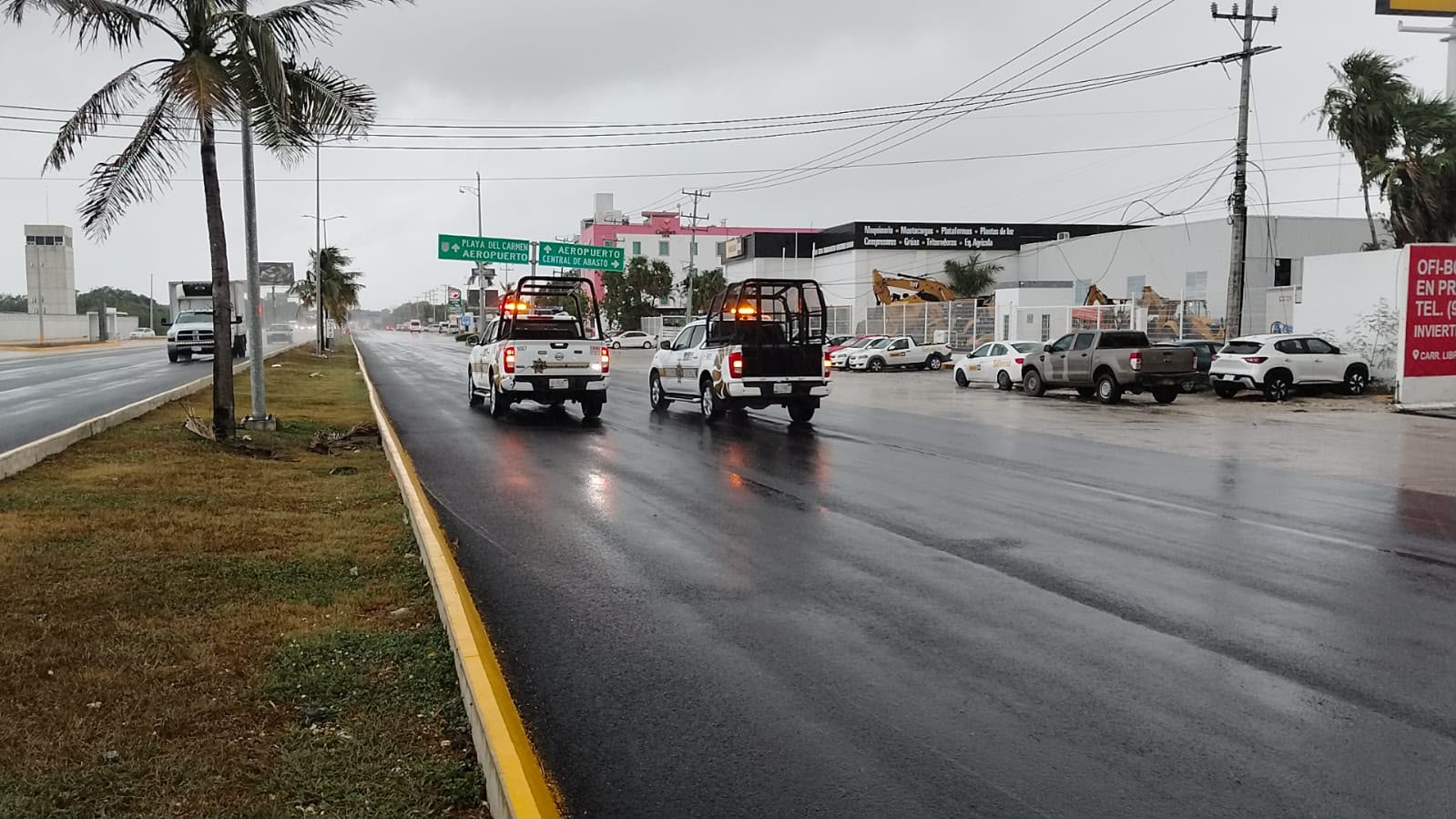 Benito Juárez activa operativo por lluvias intensas