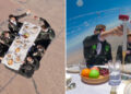 VIDEO: Paracaidistas desafían la gravedad con una cena en el aire