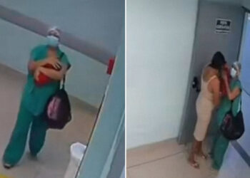 VIDEO: Enfermera  intentó secuestrar a un bebé del hospital