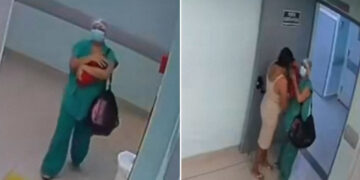 VIDEO: Enfermera intent贸 secuestrar a un beb茅 del hospital